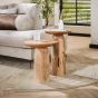 Brice bijzettafel XL - massief acacia naturel