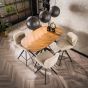 Miko organische bartafel - 140 cm - naturel