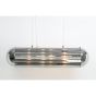 Grayson hanglamp 6L Ø20x80 cm - chroom/smoke