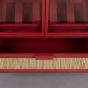 Mori wijnkast rood