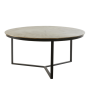 Retiro salontafel Ø85x40 cm metaal antiek brons