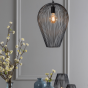 Abby hanglamp Ø31x40 cm mat zwart van het woonmerk Light&Living