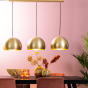 Jaicey hanglamp 3L 120x33x25 cm mat goud van het woonmerk Light&Living