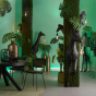 Giraffe wandlamp 64,5x30x191 cm mat zwart van het woonmerk Light&Living