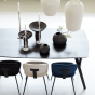 Quenza eettafel 220x100x76 cm mat zwart van het woonmerk Light&Living