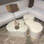 Sandy salontafel organisch 70 cm - beige