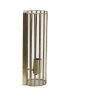 Strøby wandlamp 13x13x41 cm - antiek brons+glas