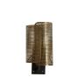 Maci wandlamp 20x16x38,5 cm - antiek brons/mat zwart