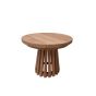 Cindo ronde tuin bijzettafel 50 cm - naturel