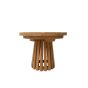 Cindo ronde tuin bijzettafel 50 cm - naturel