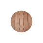 Cindo ronde tuin bijzettafel 50 cm - naturel