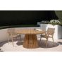 Cindo ronde tuintafel 150 cm - naturel