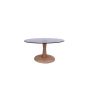 Brix Faye bijzettafel ø75 cm hout/glas - almond