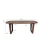 Cortez eettafel 200 cm - bruin