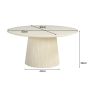 Patrice bijzettafel ø80 cm - crème
