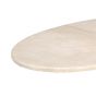Brix Bottecino salontafel ovaal 120 cm - donkerbruin/beige