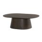 Novero salontafel ovaal 120 cm - espresso