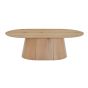 Novero salontafel ovaal 120 cm - naturel