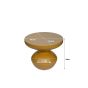 Brix Lou bijzettafel ø40,5 cm - mosterd