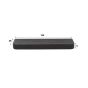 Sani wandplank - 100 cm - metallic - zwart
