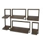 Nowi wandschap set van 5 - brons antiek