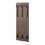 Nowi kapstok 2x3 haken hoog - brons antiek