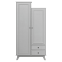 Lily garderobekast grenen 190 cm clay van het woonmerk Woood