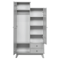 Lily garderobekast grenen 190 cm clay van het woonmerk Woood
