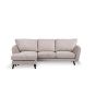 Orinoco 3-zitsbank links stof - beige/poot zwart