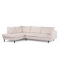 Lois 3-zits hoekbank links stof - beige