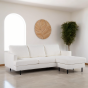 Abriamo 3-zitsbank L+R stof - naturel