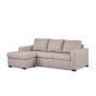 Janis 3-zitsbank L+R stof - beige