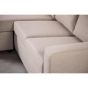Janis 3-zitsbank L+R stof - beige