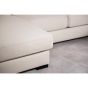 Troy 5-zits hoekbank L+R stof - beige