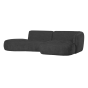 Polly chaise longue stof rechts van het woonmerk Woood