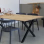 Tablo tafelblad boomstam eiken 220x90 cm van het woonmerk Woood.