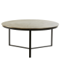 Retiro salontafel Ø85x40 cm metaal antiek brons