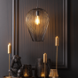 Abby hanglamp Ø31x40 cm mat zwart van het woonmerk Light&Living