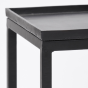 Kendra bijzettafel set van 2 mat zwart van het woonmerk Light&Living