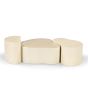 Sandy salontafel organisch 85 cm - beige