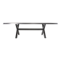 Tuintafel Castilla nuance met kruispoot 243x103 cm - bruin