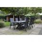 Tuintafel Castilla nuance met kruispoot 243x103 cm - bruin