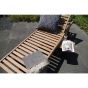 Ligbed teak - naturel