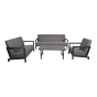 Loungestoel Verona - antraciet