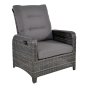 Loungestoel Soho Forte - antraciet