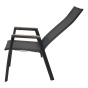 Standenstoel Amir teak nuance - antraciet