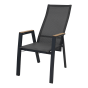 Standenstoel Amir teak nuance - antraciet