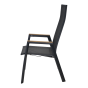 Standenstoel Amir teak nuance - antraciet