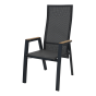 Standenstoel Amir teak nuance - antraciet