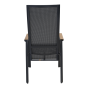 Standenstoel Amir teak nuance - antraciet